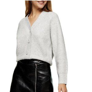 TOPSHOP Ribbed Cardigan